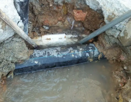 巫山测漏水之水管漏水